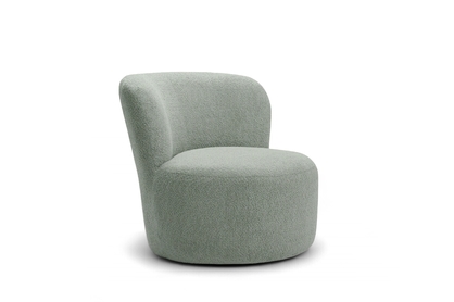 Oddychové kreslo Hygga - zelená bouclé Catch Me 13