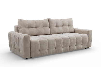 Rozkládací pohovka Calvero - béžový pletený Kiara 852