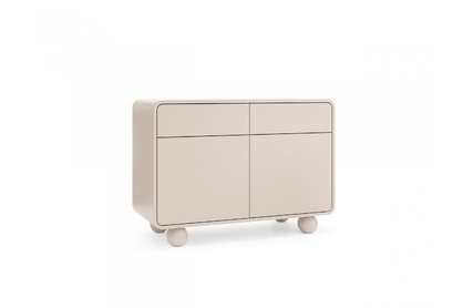 Komoda Vellino 108 cm se zásuvkami - kašmír