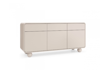 Komoda Vellino 160 cm se zásuvkami - kašmír