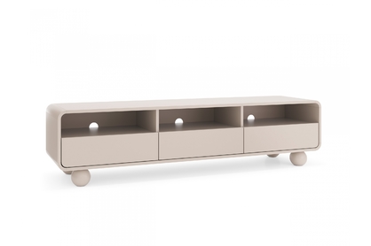 Moderní TV skříňka Vellino 180 cm s šuplíky - kašmír