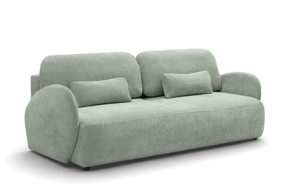 Rozkladacia pohovka Dinel - zelený szenil Vibe 34