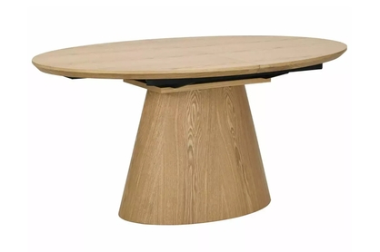 Rozkladací stôl Lurta 160-200x90 cm keramický - prírodný dub