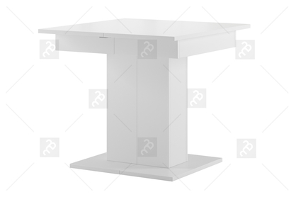 rozkladacia stôl Star 05 - biely mat