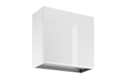 Aspen G80C - kétajtós szekrény csepegtető tálcával - fehér