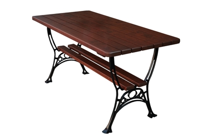 Stôl záhradný Krolewski 150x78 cm - wisnia