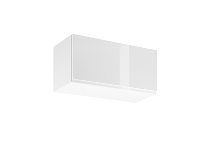 Aspen G80K alacsony konyhai fali szekrény - fényes szürke 