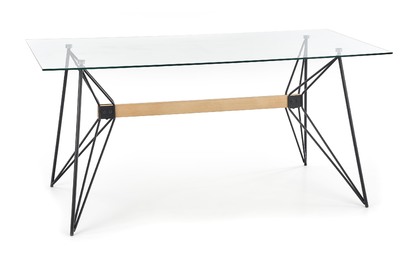 stôl Allegro - Čierny / buk