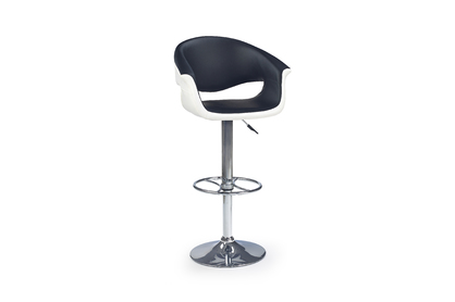H46 Barová židle bílá-černá