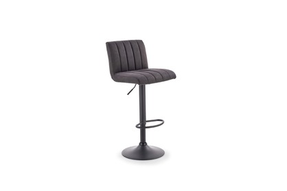 H89 Barová židle Podstavec - Černý, Čalounění - tmavý popel