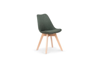 K303 szék - sötétzöld / bükk