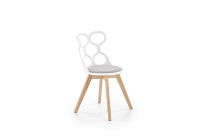 Židle K308 - Bílý / popel
