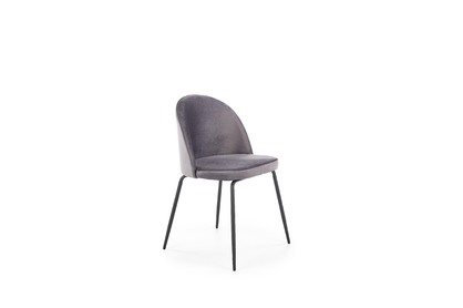 Jedálenská stolička K314 - čierna / sivá