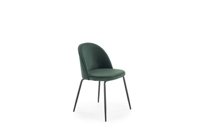 K314 Židle Nohy - černý, Čalounění - ct Zelený