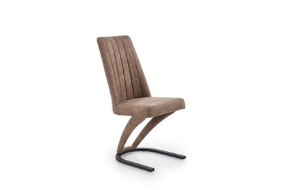 Židle čalouněná K338 - Hnědá