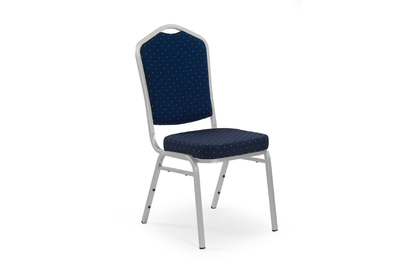 K66S Židle Modrá, Konstrukce Stříbrná