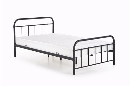 Linda hálószobai ágy - 120X200 cm - fekete