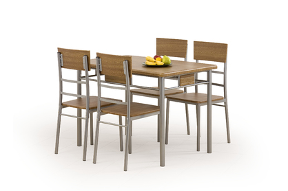 NATAN Komplet stůl + 4 Židle (1kpl=1balík)