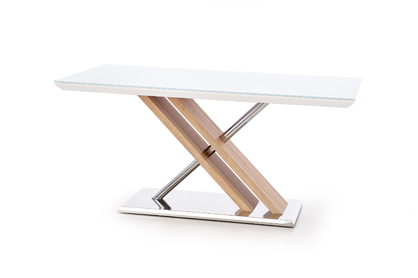 stôl Nexus - extra biela / Dub sonoma