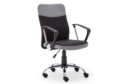 Kancelářská židle Topic - černá / popelavá
