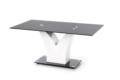 Jedálenský stôl Vesper 160x90 cm - čierna