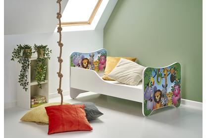 Detská posteľ Happy Jungle - farebná
