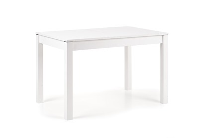 Rozkladací stôl MAURYCY 118-158x75 cm - biela
