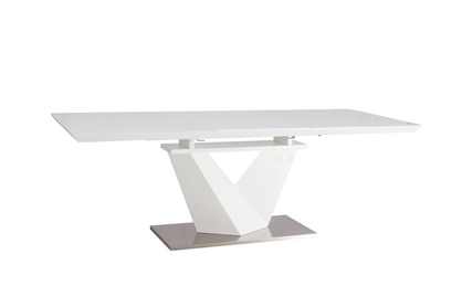 Stôl rozkladany Alaras III 160-220x90 - Biely 