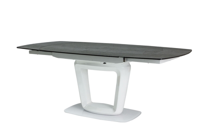 Stůl rozkládací Claudio 140(200)X100 - ceramic Bílý lak 