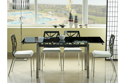 Stôl GD017 Čierny 110(170)x74 