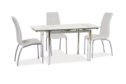 Stôl GD019 biely 100(150)x70 