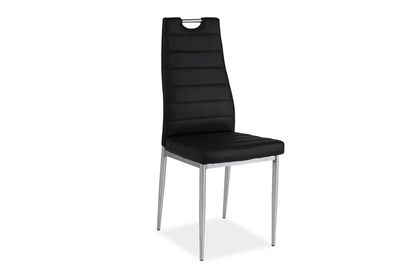 Židle H260 Černý/Chromovaný 