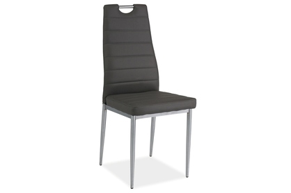 Židle H260 šedý/Chromovaný 