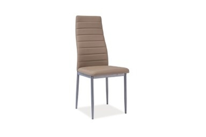 Židle H261 BIS Hliník Konstrukce/tmavý béžový 