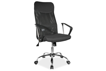 Židle kancelářská Q-025 Černý materiál 