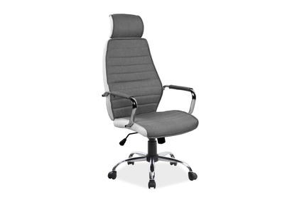 Kancelárska Stolička Q-035 šedý/biely 