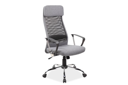 Židle kancelářská Q-345 šedý 