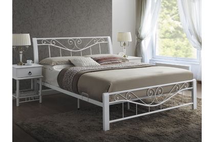 Klasická postel Parma 160x200 - Bílý
