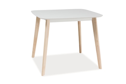 Stôl TIBI biely/dub BIELONY 90X80 