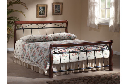 Čalúnená posteľ Venecja 160x200 - antická čerešňa