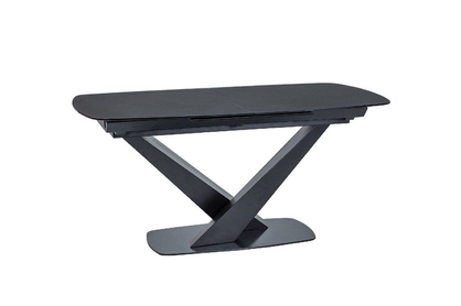 stôl rozkládací Cassino I - čierny mat 