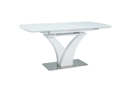 stôl rozkládací Faro 120(160)X80 - Biely lak