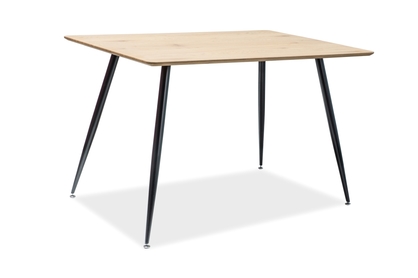 Stôl REMUS dub/Čierny rám 120X80 