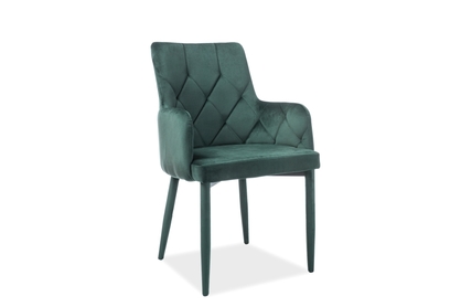Židle RICARDO VELVET Zelený BLUVEL78 
