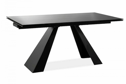 Rozkládací stůl Salvador 160-240x90 cm - černý