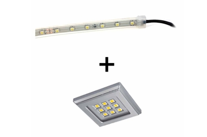 Osvetlenie LED pásik + 1 bodové svetlo NEO-9C 