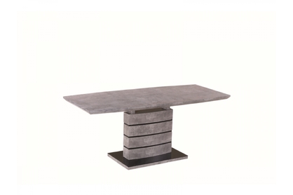 Stôl LEONARDO imitácia betónu 140(180)X80 