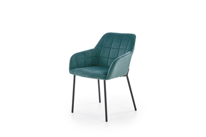 K305 szék - fekete / sötétzöld