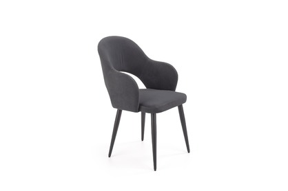Židle čalouněná K364 - popelová