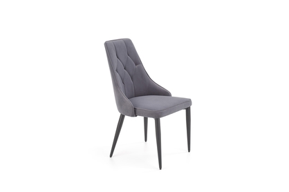 Čalouněná židle K365 - popelavá